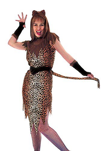 Ciao Fiori Paolo 62137 Katzenkostüm, weiblich, Erwachsene, braun, Größe 40-42 von Ciao