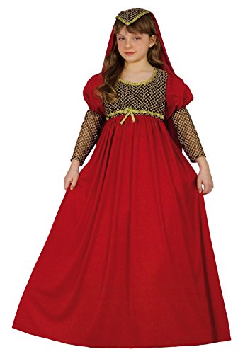 Ciao 61225.L Giulietta Disguise, Girls, Red, 7-9 years von Ciao