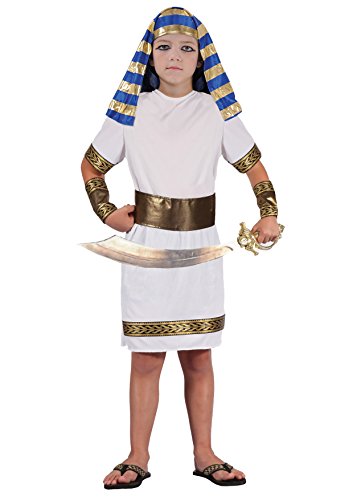 Blumen Paolo – Prinzessin des Nil Kostüm Mädchen Junge M (5-7 anni) Bianco von Ciao