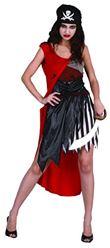 Ciao Blumen Paolo – BUCANIERA Dark Kostüm Damen Erwachsene Womens, schwarz, Größe 40 – 42, 62078 Ciao Blumen Paolo – BUCANIERA Dark Kostüm Damen Erwachsene Womens, schwarz, Größe 40 – 42, 62078 von Ciao