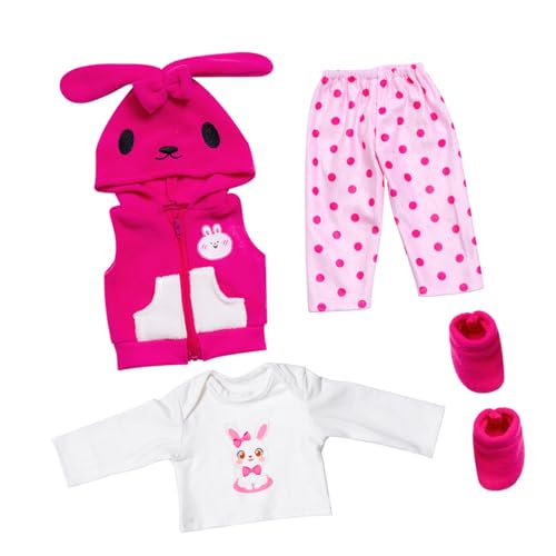 18 Zoll Puppenkleidung Set Soft Fabric Waschbogen Wiedergeborene Outfit Mit Cartoon Muster Für Kinder Rollenspiele So Tun Spielepuppenkleidung Für Puppen Set Puppen 18 Zoll Puppenkleidung Set Soft Fabric Waschbogen Wiedergeborene Outfit Mit Cartoon Muster Für Kinder Rollenspiele So Tun Spielepuppenkleidung Für Puppen Set Puppen von FIRSTXIU