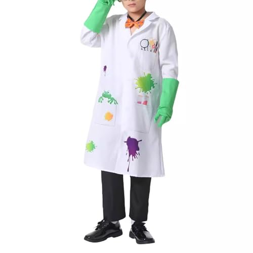 4pieces Verrückte Wissenschaftler Kostümzubehör Mit Labormantelhandschuhen Brillen Frames Krawatte Cosplay Halloween Kostüm Für Kinder Verrückte Wissenschaftler 4pieces Verrückte Wissenschaftler Kostümzubehör Mit Labormantelhandschuhen Brillen Frames Krawatte Cosplay Halloween Kostüm Für Kinder Verrückte Wissenschaftler von FIRSTXIU