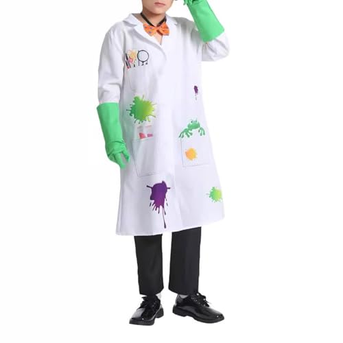 4pieces Verrückte Wissenschaftler Kostümzubehör Mit Labormantelhandschuhen Brillen Frames Krawatte Cosplay Halloween Kostüm Für Kinder Verrückte Wissenschaftler 4pieces Verrückte Wissenschaftler Kostümzubehör Mit Labormantelhandschuhen Brillen Frames Krawatte Cosplay Halloween Kostüm Für Kinder Verrückte Wissenschaftler von FIRSTXIU