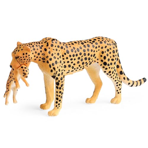 Afrikanische Cheetah Model Realistic Savannah Kreatur Für Kinder Und Sammler Savannah Kreatur Spielzeug Dekorative Sammlung Wildtiere Figuren von FIRSTXIU