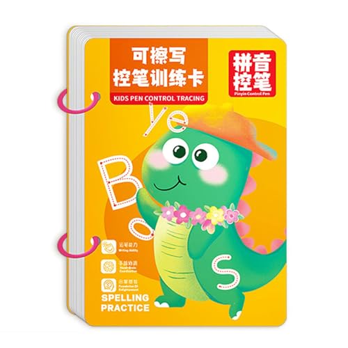 Bildungsschreibpraxis Buch Für Kinder Mit 4 Spezialstiften Und Radiergummi Für Kindergärten Vorbereitung Bildungsspielzeug Kleinkinder von FIRSTXIU