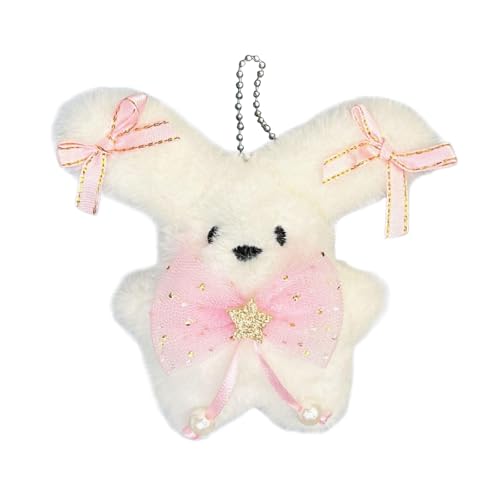 Cartoon Big Ohr Puppy Dog Dolls Spielzeug Schlüsselbund Anhänger Mit Bowknot Für Frauen Und Mädchen Rucksäcke Tasche Charme Accessoire Geschenktüte Und Geldbörse Orament von FIRSTXIU