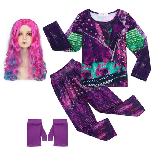 Decendents Kostüme Cosplay Halloween Kostüminseln Des Verlorenen Audrey Kostüms Nachkomme Mal Für Kinder Girls Cosplay Halloween Kostüme von FIRSTXIU