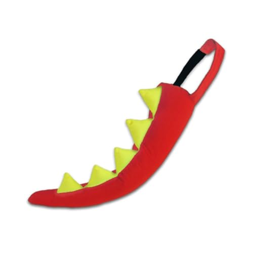 Dinosaurierkostüm Schwanz Für Kinder Plüsch Dragon Schwanz Dinosaurier Rollenspiel Accessoire Für Interaktive Spiele Und Kostümpartys von FIRSTXIU