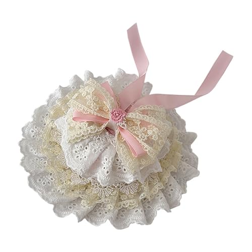 Eleganter Top Für Mit Bögen Atmungsaktiver Spitzenhut Halloween Kopfbedeckung Für Verschiedene Kopfgrößen Casual Anlass von FIRSTXIU