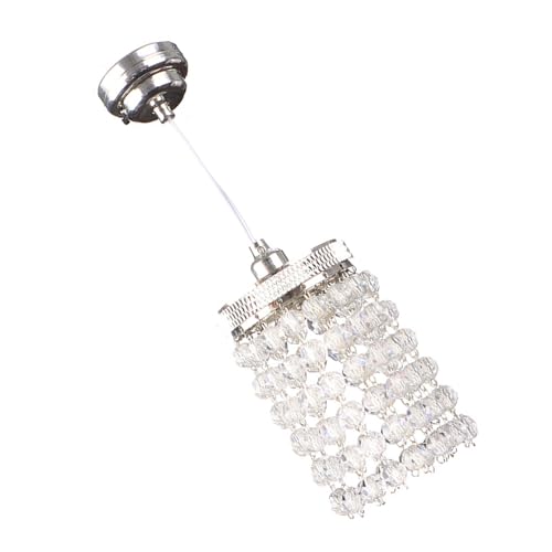 FIRSTXIU 1/12 Skala Miniaturkristallkronleuchter Für Doll House Mit LED Beleuchtung Easy Installation Metallhandwerk Accessoire Doll House Lampe FIRSTXIU 1/12 Skala Miniaturkristallkronleuchter Für Doll House Mit LED Beleuchtung Easy Installation Metallhandwerk Accessoire Doll House Lampe von FIRSTXIU