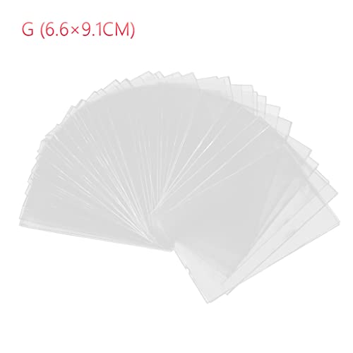 FIRSTXIU 100 Pcs Schutzhülsenkartenschutz Transparente Karten Sammlerhalter Tarotkartenhülsen PVC Trading Card Sleeves FIRSTXIU 100 Pcs Schutzhülsenkartenschutz Transparente Karten Sammlerhalter Tarotkartenhülsen PVC Trading Card Sleeves von FIRSTXIU