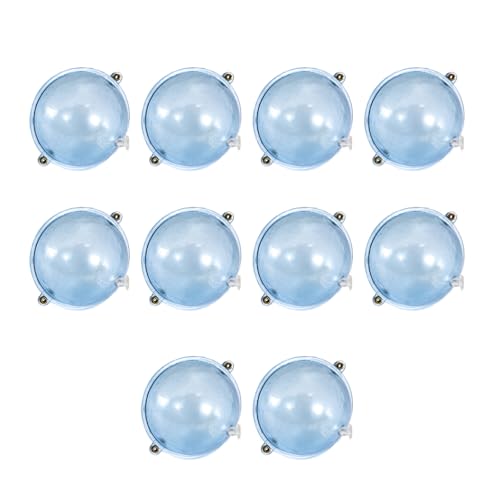 FIRSTXIU 10pcs Wasserkugel Blase Schwimmer Fischen Schwimmern Klare Perlen Hohlblasenoberflächen Schwimmern Meeresfischen Außenzubehör von FIRSTXIU