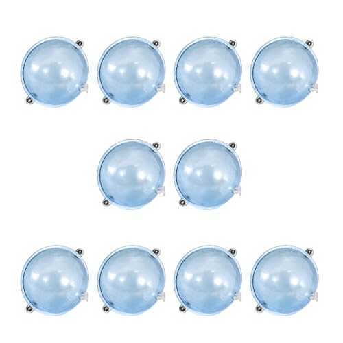 FIRSTXIU 10pcs Wasserkugel Blase Schwimmer Fischen Schwimmern Klare Perlen Hohlblasenoberflächen Schwimmern Meeresfischen Außenzubehör von FIRSTXIU