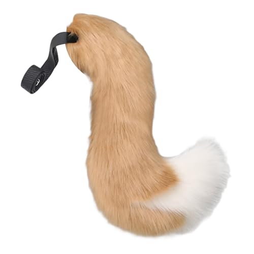 FIRSTXIU 1pc Foxes Kostüm Füchse Schwanz Ohren Stirnband Kunstpelze Schwanz Für Halloween Weihnachts Cosplay Party Wolf Ohren Stirnband von FIRSTXIU