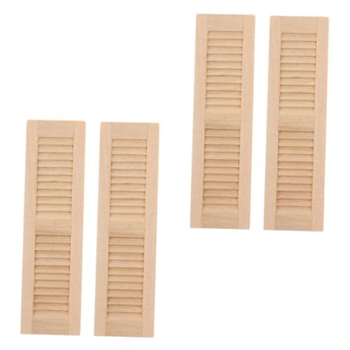 FIRSTXIU 2pcs Realistische Miniaturblinden Für 1/12 Puppenhausfenster Mit Holzkörnern Detail Doll House Szene Display Zubehör Zubehör Holzblinds FIRSTXIU 2pcs Realistische Miniaturblinden Für 1/12 Puppenhausfenster Mit Holzkörnern Detail Doll House Szene Display Zubehör Zubehör Holzblinds von FIRSTXIU