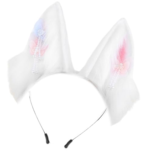 FIRSTXIU Animalohr Stirnband Osterhasen Ohren Stirnband Kaninchen Halloween Cosplay Hairband Hair Accessoires Bunnies Stirnbänder FIRSTXIU Animalohr Stirnband Osterhasen Ohren Stirnband Kaninchen Halloween Cosplay Hairband Hair Accessoires Bunnies Stirnbänder von FIRSTXIU