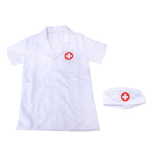 FIRSTXIU Doktor Rollenspiel Kostüm So Tun Sie Rollenspiel Dressing Doctor Kostüm Jacken Für Halloween Cosplay Party Cosplay Halloween von FIRSTXIU
