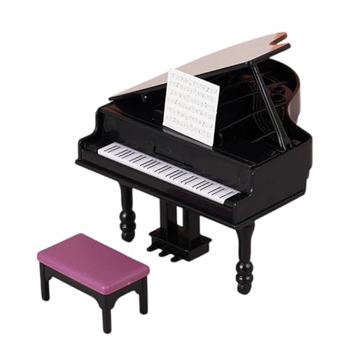 FIRSTXIU Dollhouses Model Instrument Dollhouses Stuhlzubehör Realistische Spielset 1:12 Instrumentenmodell Rollenspiel Spiel Spielzeugmusik Ornamente von FIRSTXIU