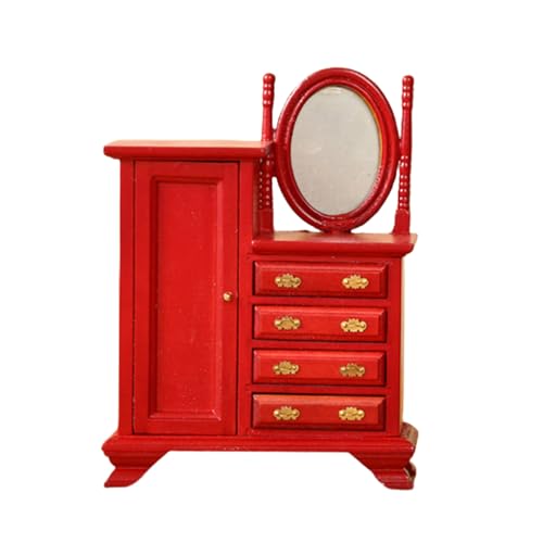 FIRSTXIU Elegante Miniatur Waschtisch Für Puppenhäuser 1:12 Holzkommode Mit Schubladen Realistischer Schminktisch Dollhouses Möbelpuppen Haus Eitelkeit FIRSTXIU Elegante Miniatur Waschtisch Für Puppenhäuser 1:12 Holzkommode Mit Schubladen Realistischer Schminktisch Dollhouses Möbelpuppen Haus Eitelkeit von FIRSTXIU