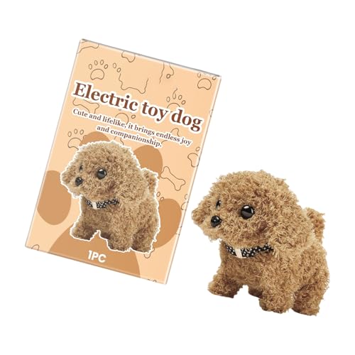 FIRSTXIU Elektrisches Plüschhund Spielzeug Walking Hund Mit Wie Verhalten Welpen Spielzeug Schöne Simulation Kleinkind Krabbeln Elektrisch Plüsch Für Babykriechen FIRSTXIU Elektrisches Plüschhund Spielzeug Walking Hund Mit Wie Verhalten Welpen Spielzeug Schöne Simulation Kleinkind Krabbeln Elektrisch Plüsch Für Babykriechen von FIRSTXIU