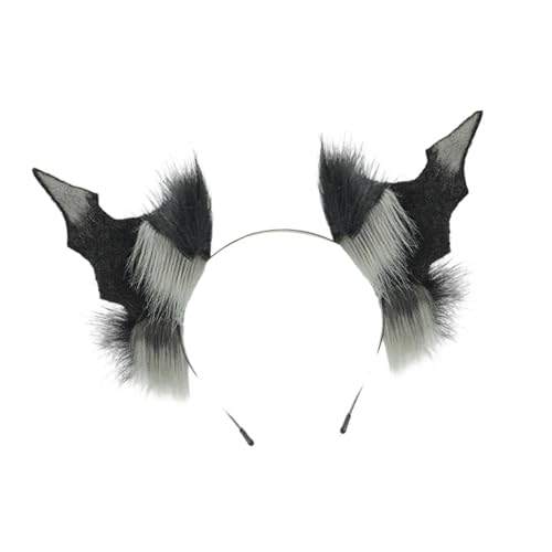 FIRSTXIU Faux Pelze Fledermausohren Stirnband Teufel Schwanz Halloween Devil Kostüm Dämonen Kostümzubehör Für Carnivals Cosplay Party Halloween Cosplay Party Accessoires FIRSTXIU Faux Pelze Fledermausohren Stirnband Teufel Schwanz Halloween Devil Kostüm Dämonen Kostümzubehör Für Carnivals Cosplay Party Halloween Cosplay Party Accessoires von FIRSTXIU