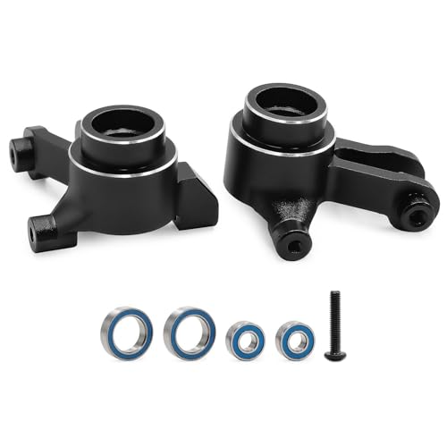 FIRSTXIU Fernbedienungsauto Lenkbecher Set Für 1/10 Lenkknöchel Zubehör Automodell Legierung Teile Werkzeug Leichtes Aluminium Vordere Knöchel von FIRSTXIU