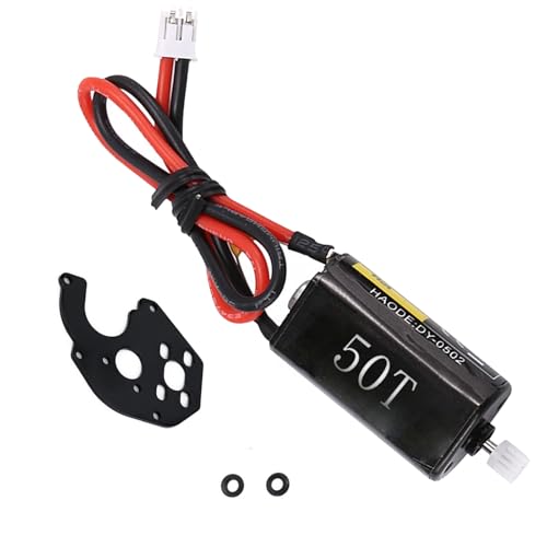 FIRSTXIU Gebürstete Motor 88T 50T 60T Getriebeauswahl Für 1/24 Fernbedienungsmodelle Anti Wear Metallkomponenten Ruhiger Gebürsteter Motor Für Spielzeugautos FIRSTXIU Gebürstete Motor 88T 50T 60T Getriebeauswahl Für 1/24 Fernbedienungsmodelle Anti Wear Metallkomponenten Ruhiger Gebürsteter Motor Für Spielzeugautos von FIRSTXIU