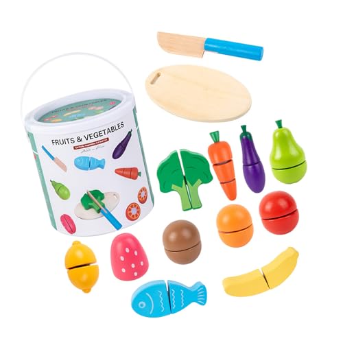 FIRSTXIU Hölzernes Täuscht Spielen Lebensmittel Schneidset Mit Aufbewahrungseimer Frühkindliches Bildung Werkzeug Holzküche Rollenspielzeug Spielzeug Spielzeug FIRSTXIU Hölzernes Täuscht Spielen Lebensmittel Schneidset Mit Aufbewahrungseimer Frühkindliches Bildung Werkzeug Holzküche Rollenspielzeug Spielzeug Spielzeug von FIRSTXIU