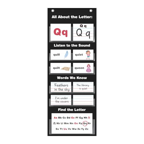 FIRSTXIU Kinderbrieftabelle Mit Karten Taschen Homeschool Klassenzimmer Organisation Lieferungen Wandhalterung Homeschooling Brief Organizer von FIRSTXIU