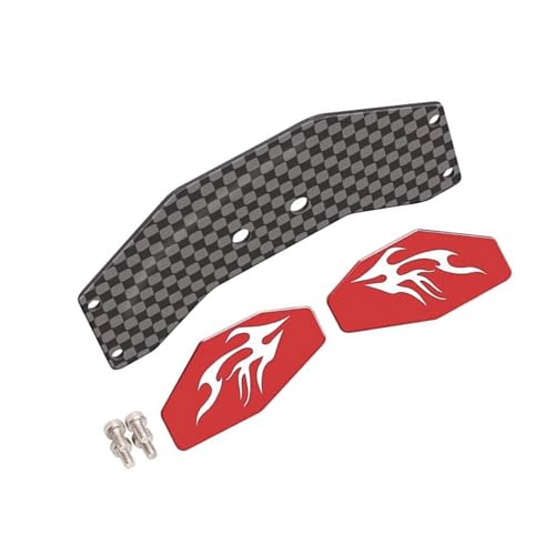 FIRSTXIU Kohlefaser Chassis Aluminium Heckflügel Hochgeschwindigkeit Stabilität 1/24 Skala Fernbedienung Autos Autos Hochgeschwindigkeit Fernbedienungsstabilität Teile von FIRSTXIU
