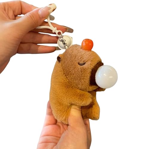 FIRSTXIU Kreativer Tierplüschbeutel Charm Squeeze Toy Designs Weicher Praktischer Schlüsselbund Anhänger Für Rucksäcke Und Schlüsselanhänger Neuheit Schlüsselbund von FIRSTXIU