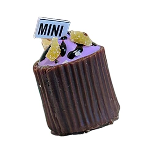 FIRSTXIU Miniaturcupcake Liner Schokoladendesigns Für Dollhouses Accessoires Tragbar Für Handwerkliche Enthusiasten Und Sammlerhandgegebene Geschenke von FIRSTXIU