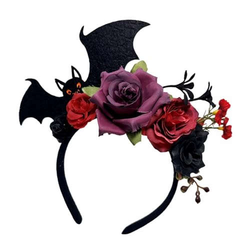 FIRSTXIU Mysterious Rose Bat Hairband Leichtes Harz Plastikkostüm Für Halloween Ereignisstufe Detaillierte Gotische Partyzubehör FIRSTXIU Mysterious Rose Bat Hairband Leichtes Harz Plastikkostüm Für Halloween Ereignisstufe Detaillierte Gotische Partyzubehör von FIRSTXIU