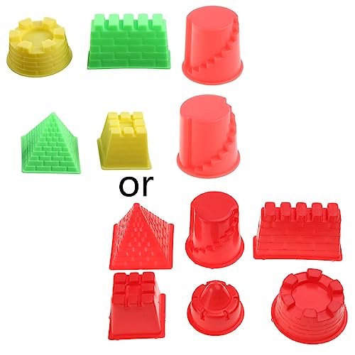 FIRSTXIU Sandmodellierung Sandpool Spielzeugsandskulptur Plastikform Mode Spielzeugform 6PCS Interaktiver Strand Für Spielspielzeug Kleinkind Fav Fav von FIRSTXIU