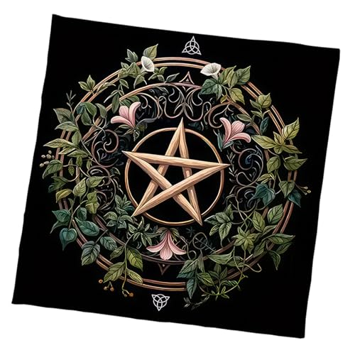 FIRSTXIU Star Plant Muster Astrologie Tischdecke Tarots Göttliche Tischdecke Altäre Stoff Göttlichkeit Brettspiel Accessoires Altäre Tarots Kartentuch FIRSTXIU Star Plant Muster Astrologie Tischdecke Tarots Göttliche Tischdecke Altäre Stoff Göttlichkeit Brettspiel Accessoires Altäre Tarots Kartentuch von FIRSTXIU