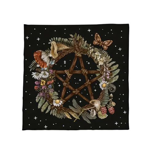 FIRSTXIU Star Plant Muster Astrologie Tischdecke Tarots Göttliche Tischdecke Altäre Stoff Göttlichkeit Brettspiel Accessoires Altäre Tarots Kartentuch FIRSTXIU Star Plant Muster Astrologie Tischdecke Tarots Göttliche Tischdecke Altäre Stoff Göttlichkeit Brettspiel Accessoires Altäre Tarots Kartentuch von FIRSTXIU