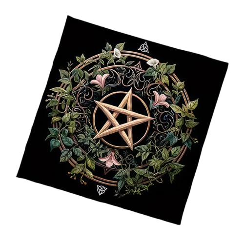 FIRSTXIU Star Plant Muster Astrologie Tischdecke Tarots Göttliche Tischdecke Altäre Stoff Göttlichkeit Brettspiel Accessoires Altäre Tarots Kartentuch FIRSTXIU Star Plant Muster Astrologie Tischdecke Tarots Göttliche Tischdecke Altäre Stoff Göttlichkeit Brettspiel Accessoires Altäre Tarots Kartentuch von FIRSTXIU