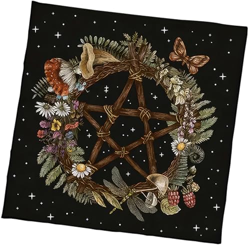 FIRSTXIU Star Plant Muster Astrologie Tischdecke Tarots Göttliche Tischdecke Altäre Stoff Göttlichkeit Brettspiel Accessoires Altäre Tarots Kartentuch FIRSTXIU Star Plant Muster Astrologie Tischdecke Tarots Göttliche Tischdecke Altäre Stoff Göttlichkeit Brettspiel Accessoires Altäre Tarots Kartentuch von FIRSTXIU