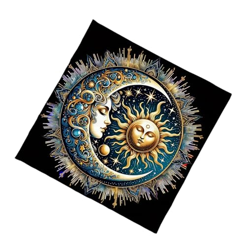 FIRSTXIU Sun Moon Muster Astrologie Tischdecke Tarots Göttliche Tischdecke Altäre Stoff Givinationen Brettspiel Accessoire Altäre Tarotkarten Tuch FIRSTXIU Sun Moon Muster Astrologie Tischdecke Tarots Göttliche Tischdecke Altäre Stoff Givinationen Brettspiel Accessoire Altäre Tarotkarten Tuch von FIRSTXIU