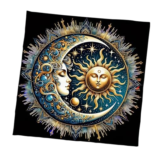 FIRSTXIU Sun Moon Muster Astrologie Tischdecke Tarots Göttliche Tischdecke Altäre Stoff Givinationen Brettspiel Accessoire Altäre Tarotkarten Tuch FIRSTXIU Sun Moon Muster Astrologie Tischdecke Tarots Göttliche Tischdecke Altäre Stoff Givinationen Brettspiel Accessoire Altäre Tarotkarten Tuch von FIRSTXIU