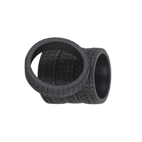 FIRSTXIU Verbesserte Traktionsreifen Set Von 4 Sicheren Grip Wheel Tyress Für 1/18 Fernbedienungs Rennfahrzeugmodellmodell Modifiziertes Zubehör Fernbedienungssteuer Drift Autoreifen von FIRSTXIU