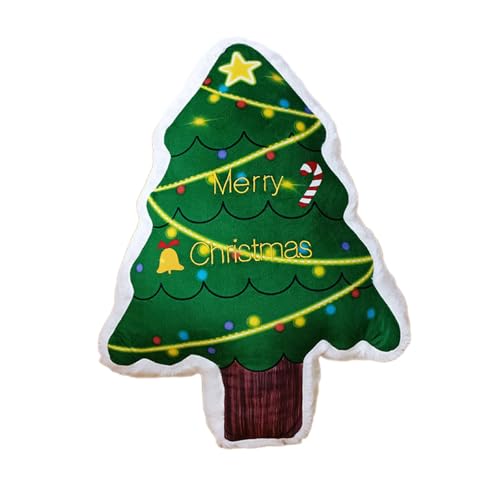 FIRSTXIU Weihnachtsbaumkissen Doppelseitig Print Wurf Kissen Urlaub Decors Baumdekoration Stofftiere Spielzeug Party Liefert Dekorative Wurf von FIRSTXIU