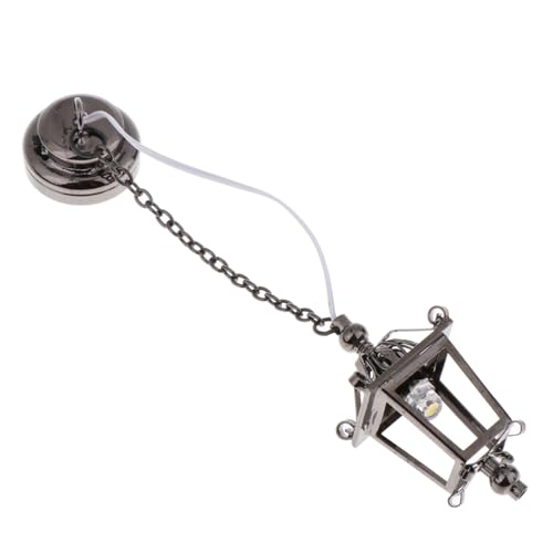 FIRSTXIU Wohnzimmer Deckenlampen Möbel Puppen Haus Miniatur Täuschen Spielen Accessoires Lebensszene Rollenspiel Sammlung Vintage Dollhouses Kronleuchter von FIRSTXIU