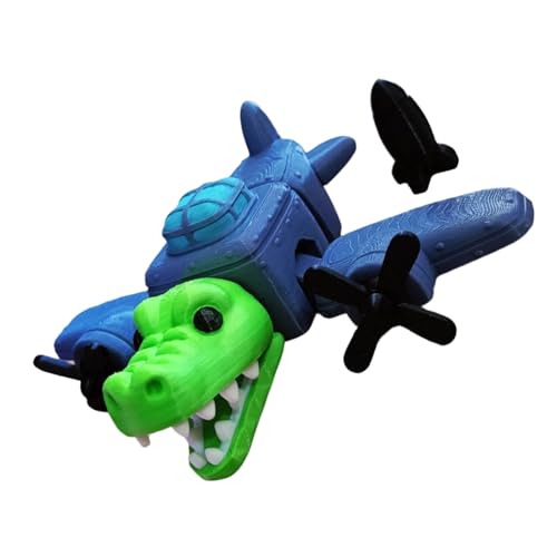 Fighter Alligatoren Modell Figur Spielzeug Bewegliche Gelenke Printed Animal Desk Dekore Für Kreatives Spielen Und Künstlerisches Display Artikulierter Kämpfer Spielzeug von FIRSTXIU