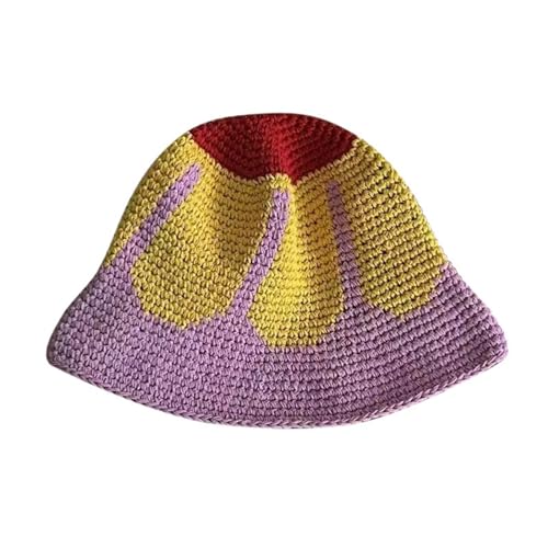 Fisherman Hat Handgefertigter Eimer Cloche Überraschung Geschenk Für Freundin Urlaub Französische Stil Kontrast Farbe Bucket Hats Frau von FIRSTXIU