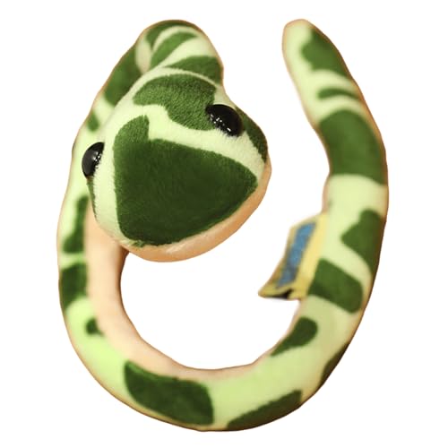 Gefüllte Schlangenspielzeug Plüsch Green Cartoon Figur Anime Dolls Für Chinesische Neujahr 2025 Frühlingsfestival Throw Pillow Creative Snake Geschenk von FIRSTXIU
