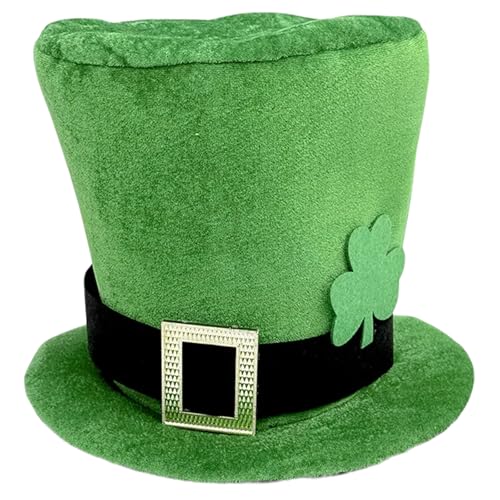 Grüne Kobold Homburg Top Hat Panama Geschenk Für Freund Top Koboun Kostüm Für Versammlungen Freien Fedoras Hats Frauen Männer Kinder Kinder von FIRSTXIU