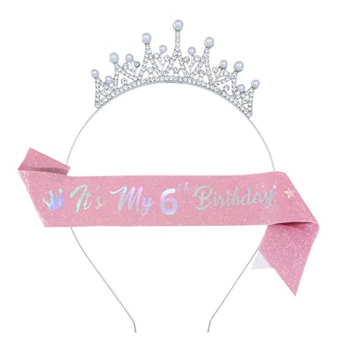 Kinderkinder Festliche Kopfbedeckung Und Schash Bündel Premium Metall Rahmen Glitzer Stoff Perfekt Für Geburtstage Auftritte Feierlichkeiten Stirnband Schärpe Set Kinderkinder Festliche Kopfbedeckung Und Schash Bündel Premium Metall Rahmen Glitzer Stoff Perfekt Für Geburtstage Auftritte Feierlichkeiten Stirnband Schärpe Set von FIRSTXIU