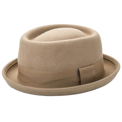 Klassischer Fedoras Für Themen Party Bühnenshow Kopfbedeckung Maskeraden Party Gentleman Carnivals Requisiten Accessoires Kostümzubehör Für Frauen Männer von FIRSTXIU