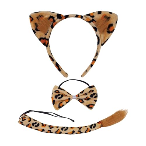 Leopard Kostüm Set Leopard Ohrstirnbänder Schwanzkasten Schnauze Handschuh Animal Cosplays Für Halloween Christmas Party Halloween Cosplays Leopard Kostüm Set Leopard Ohrstirnbänder Schwanzkasten Schnauze Handschuh Animal Cosplays Für Halloween Christmas Party Halloween Cosplays von FIRSTXIU